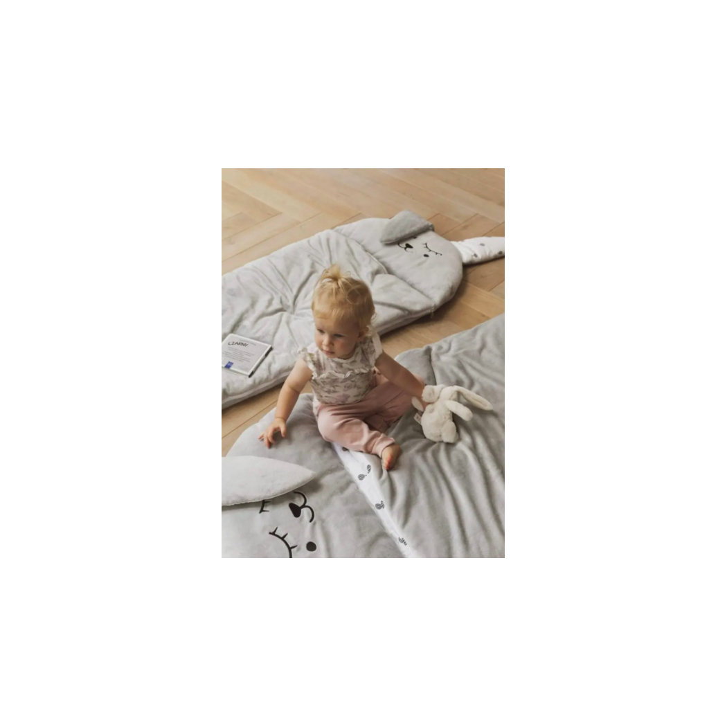 Śpiworek Sleepover S - Szary Zając - rozm. S - Vestom - Kidspace