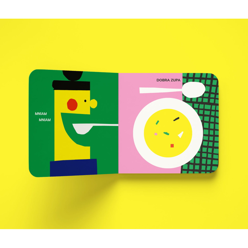 Zupa - Książeczka Kontrastowa - Aleksandra Brambor-Rutkowska - Wydawnictwo Natuli