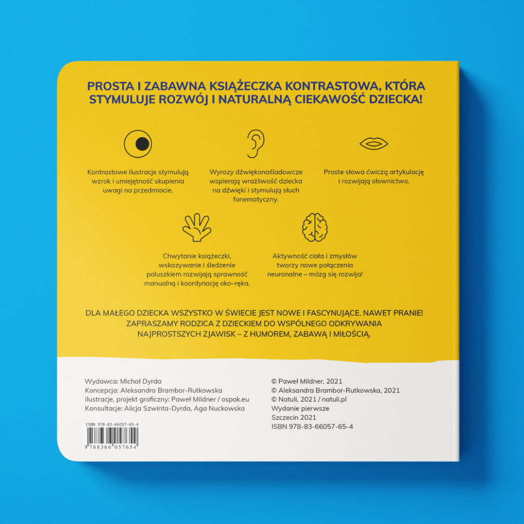 Zupa - Książeczka Kontrastowa - Aleksandra Brambor-Rutkowska - Wydawnictwo Natuli