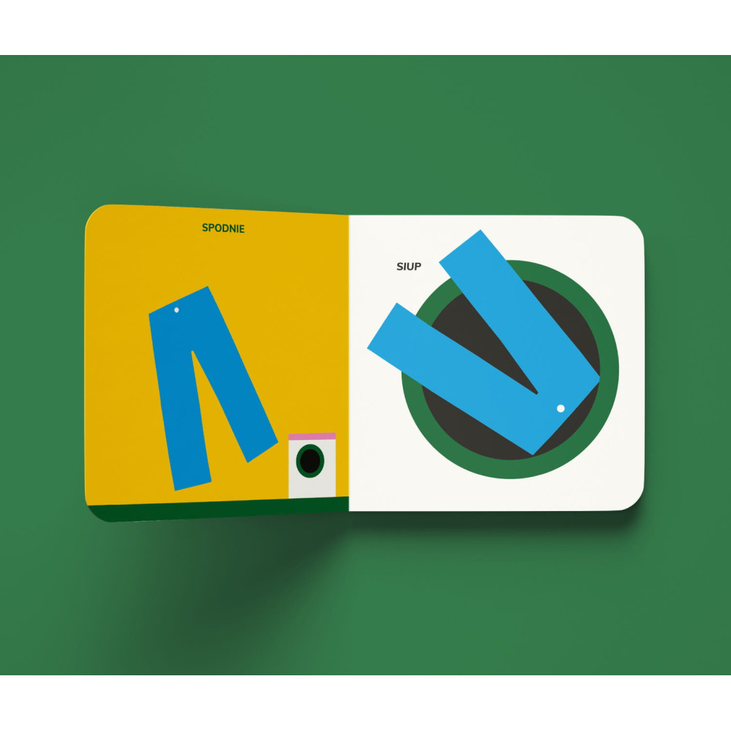 Pranie - Książeczka Kontrastowa - Aleksandra Brambor-Rutkowska - Wydawnictwo Natuli