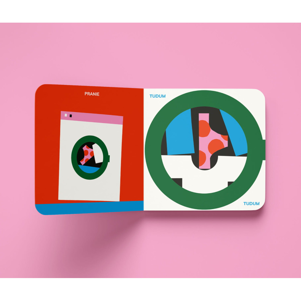 Pranie - Książeczka Kontrastowa - Aleksandra Brambor-Rutkowska - Wydawnictwo Natuli