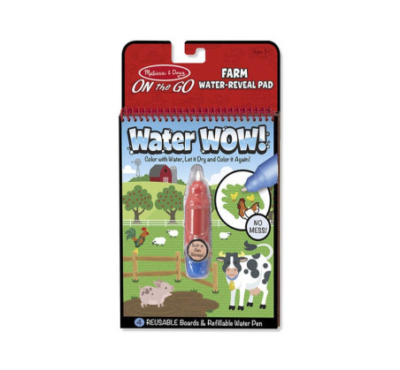 Farma- Malowanie Wodą- Water Wow!- Znikające Kolory- Kolorowanka Wodna- Melissa & Doug