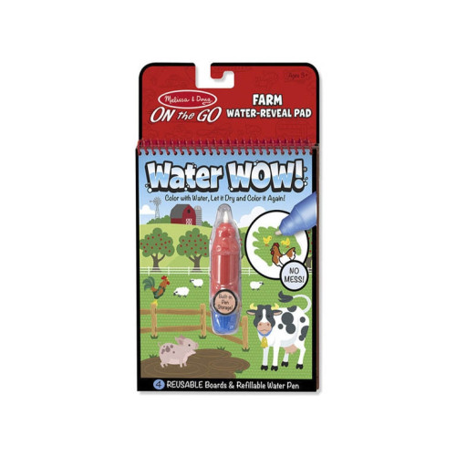 Farma- Malowanie Wodą- Water Wow!- Znikające Kolory- Kolorowanka Wodna- Melissa & Doug