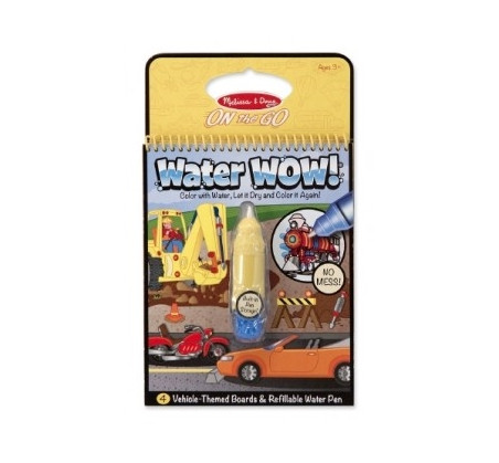 Pojazdy - Malowanie Wodą - Water Wow!- Znikające Kolory - Kolorowanka Wodna - Melissa & Doug