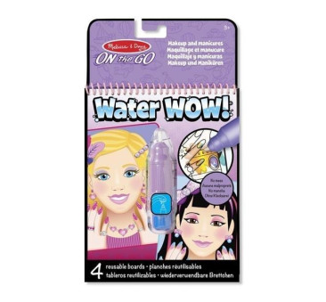 Makijaż i Manicures - Malowanie Wodą - Water Wow!- Znikające Kolory - Kolorowanka Wodna - Melissa & Doug
