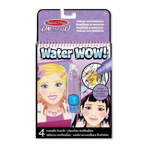 Makijaż i Manicures - Malowanie Wodą - Water Wow!- Znikające Kolory - Kolorowanka Wodna - Melissa & Doug