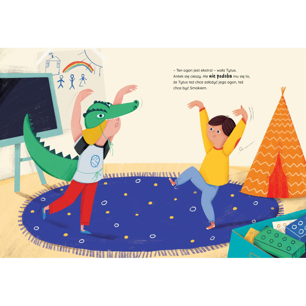 Smok - Twarda Oprawa - Alicja Dyrda, Natalia Fiedorczuk - Niegrzeczne Książeczki - Wydawnictwo Natuli