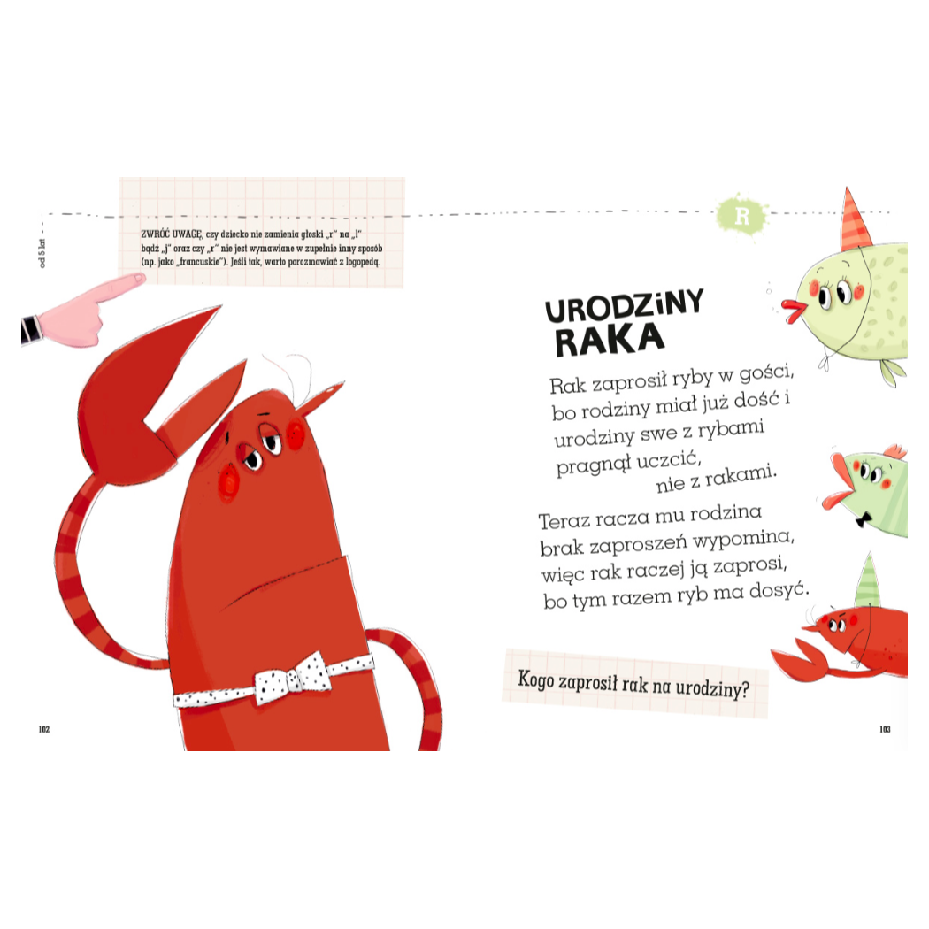 Wierszyki ćwiczące języki, czyli rymowanki logopedyczne dla dzieci -  Nasza Księgarnia