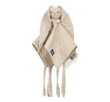 Sand - Przytulanka Doudou Rabbit 100% Cotton Muślin - Biscuit Collection - La Millou