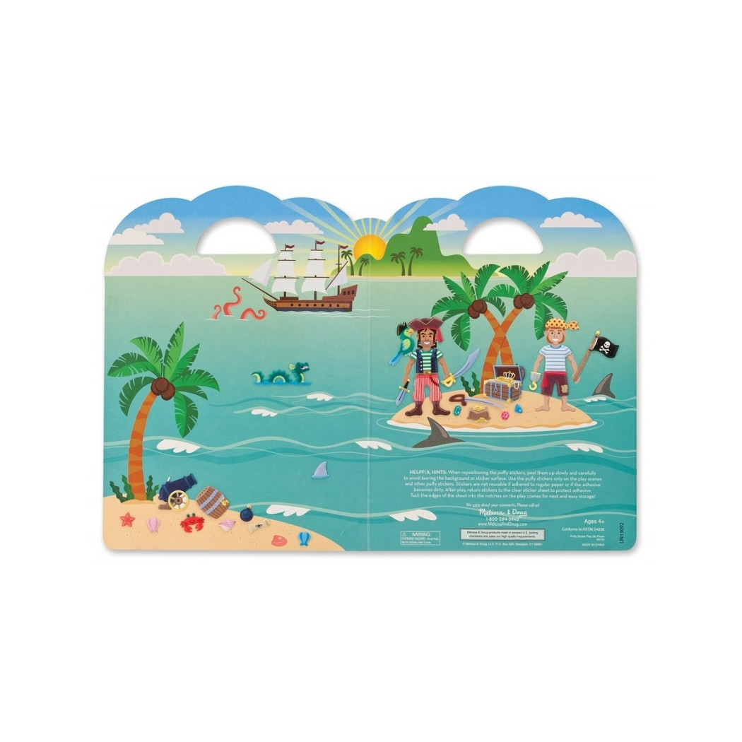 Naklejki Wielokrotnego Użytku 3D Piraci - Melissa & Doug