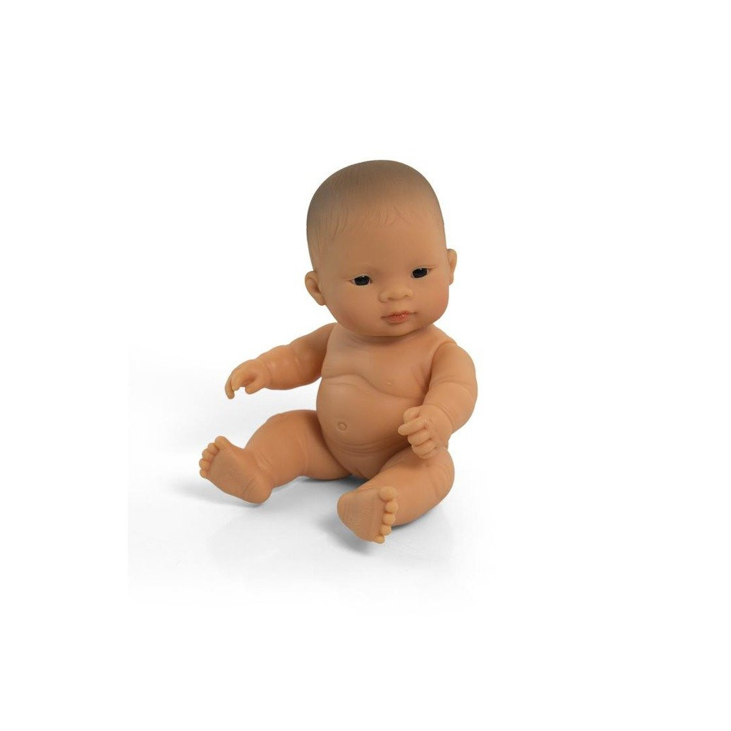 Azjatka 21 cm - Lalka Dziewczynka Azjatka - Miniland Baby - Miniland