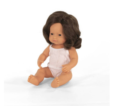 Europejka 38cm - Lalka Dziewczynka Europejka - Miniland Doll - Miniland