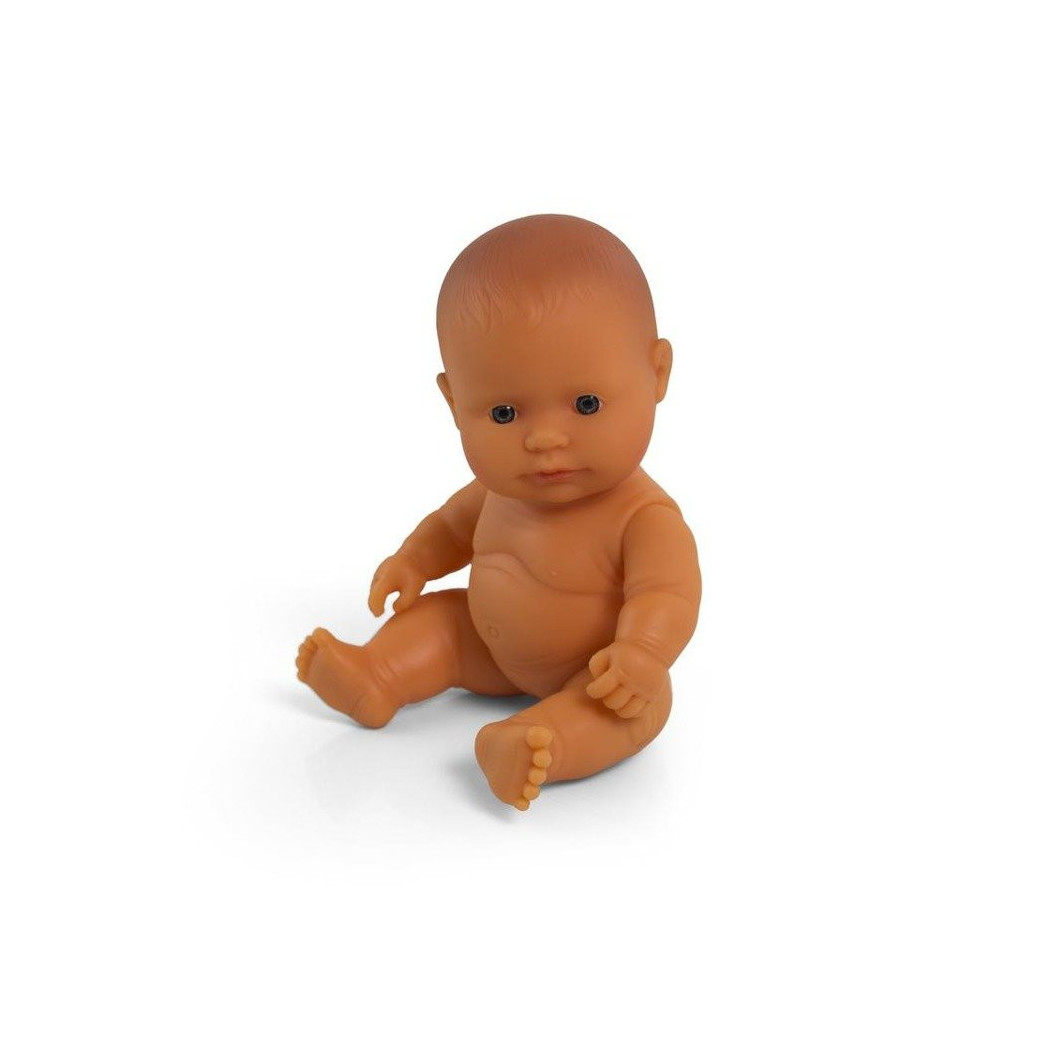 Europejczyk 21 cm - Lalka Chłopiec Europejczyk - Miniland Baby - Miniland