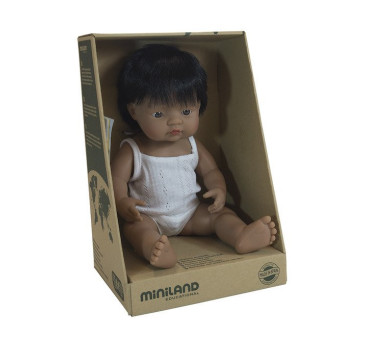Hiszpan 38cm - Lalka Chłopiec Hiszpanka - Miniland Doll - Miniland
