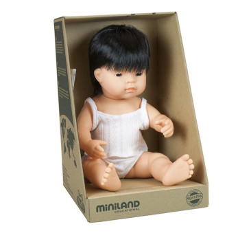 Azjata 38cm - Lalka Chłopiec Azjata - Miniland Doll - Miniland