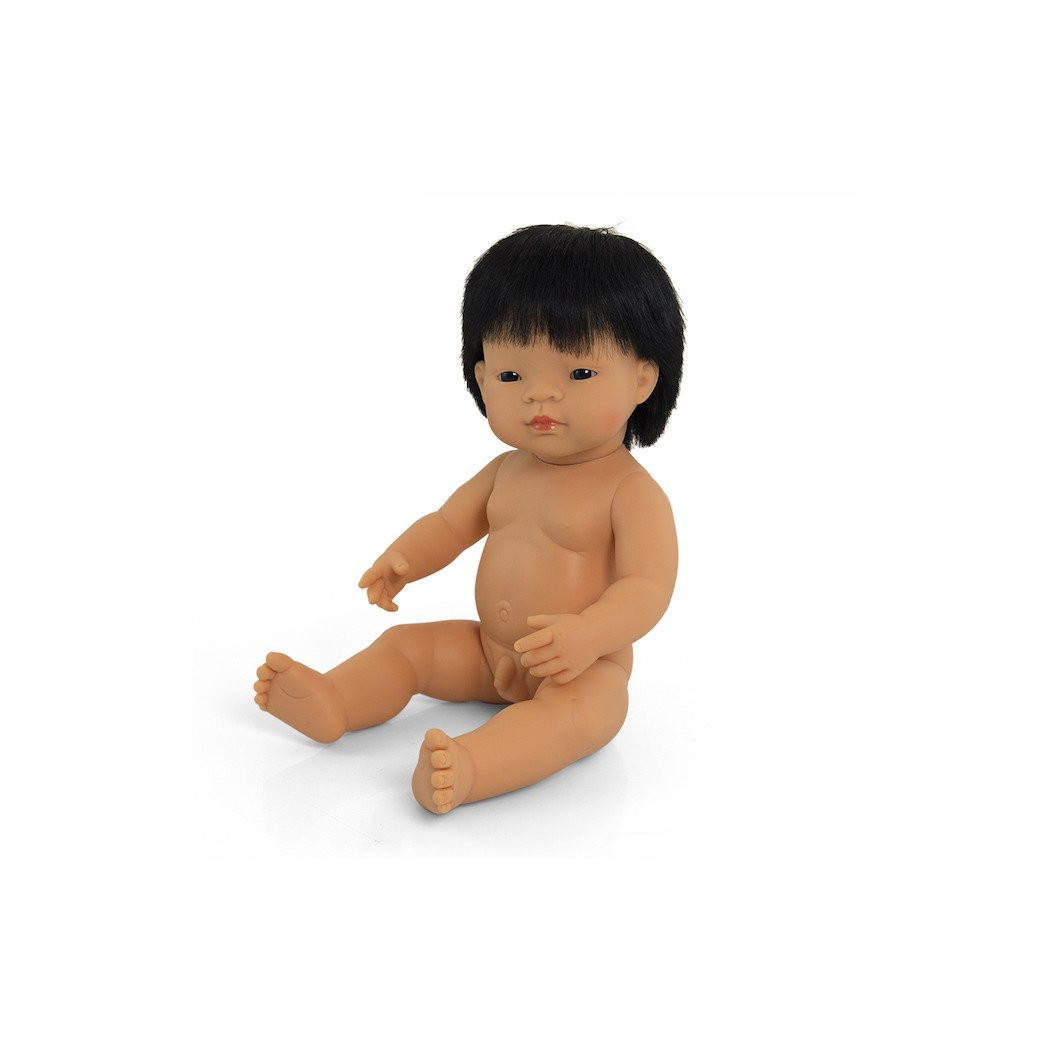 Azjata 38 cm - Lalka Chłopiec Azjata - Miniland Doll - Miniland