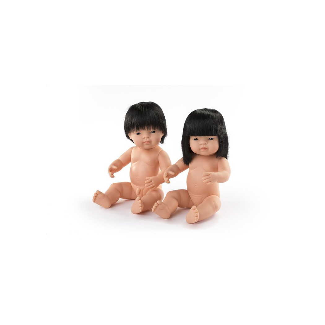 Azjata 38 cm - Lalka Chłopiec Azjata - Miniland Doll - Miniland