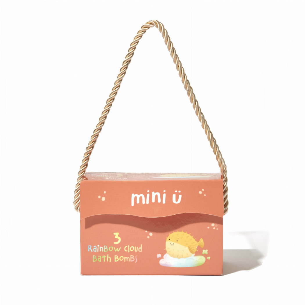 Tęczowe Chmurki Do Kąpieli - 3x130 g - MINI-U