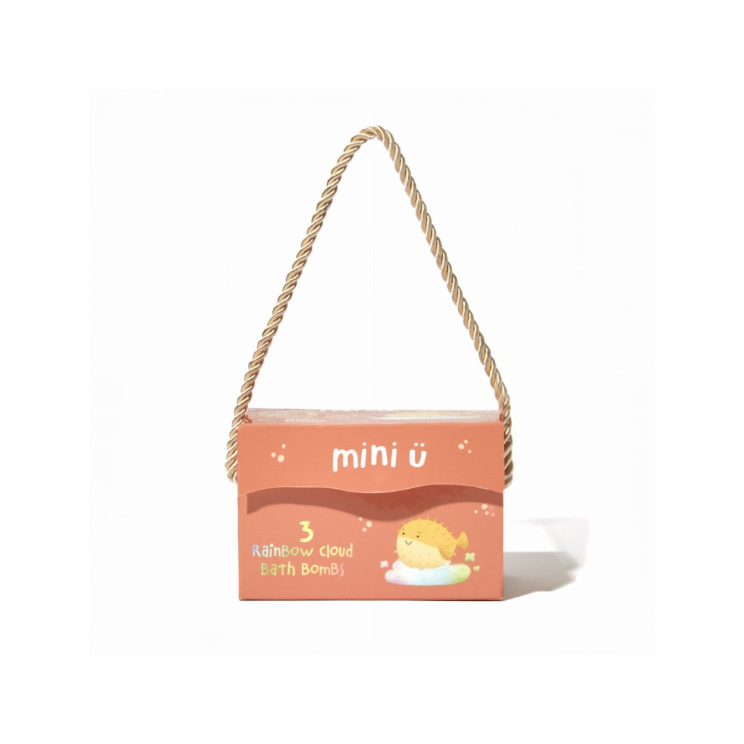 Tęczowe Chmurki Do Kąpieli - 3x130 g - MINI-U