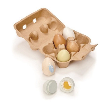 OUTLET Drewniane Jajka - Tender Leaf Toys
