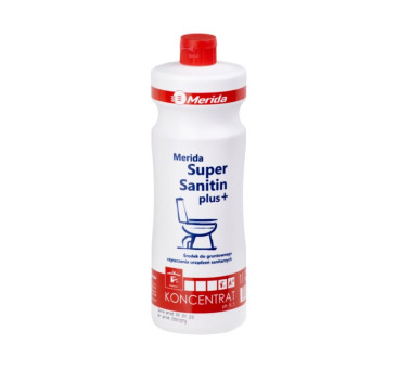 Super Sanitin Plus 1l - Środek Do Gruntownego Czyszczenia Urządzeń Sanitarnych - Merida