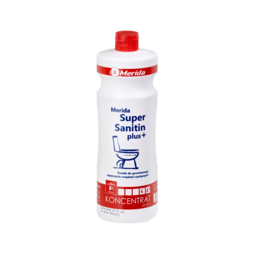 Super Sanitin Plus 1l - Środek Do Gruntownego Czyszczenia Urządzeń Sanitarnych - Merida