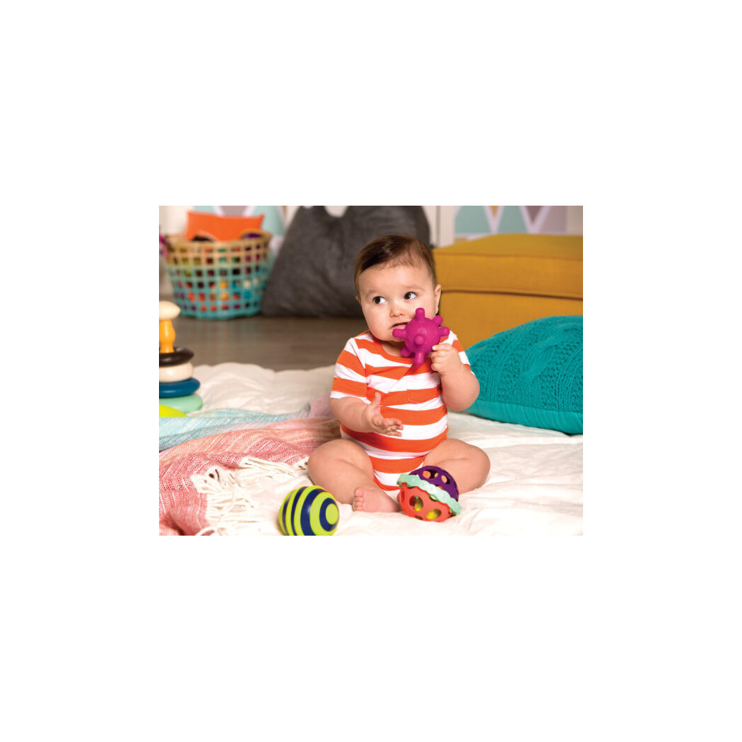 Zestaw Wyjątkowych Piłek Sensorycznych z Piłką Świecącą - Ball-a-balloos - BTOYS