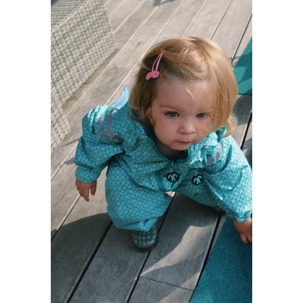 Rainsuit Karo 98-104 (3-4 lata) - Ducksday - Kombinezon Przeciwdeszczowy Całoroczny