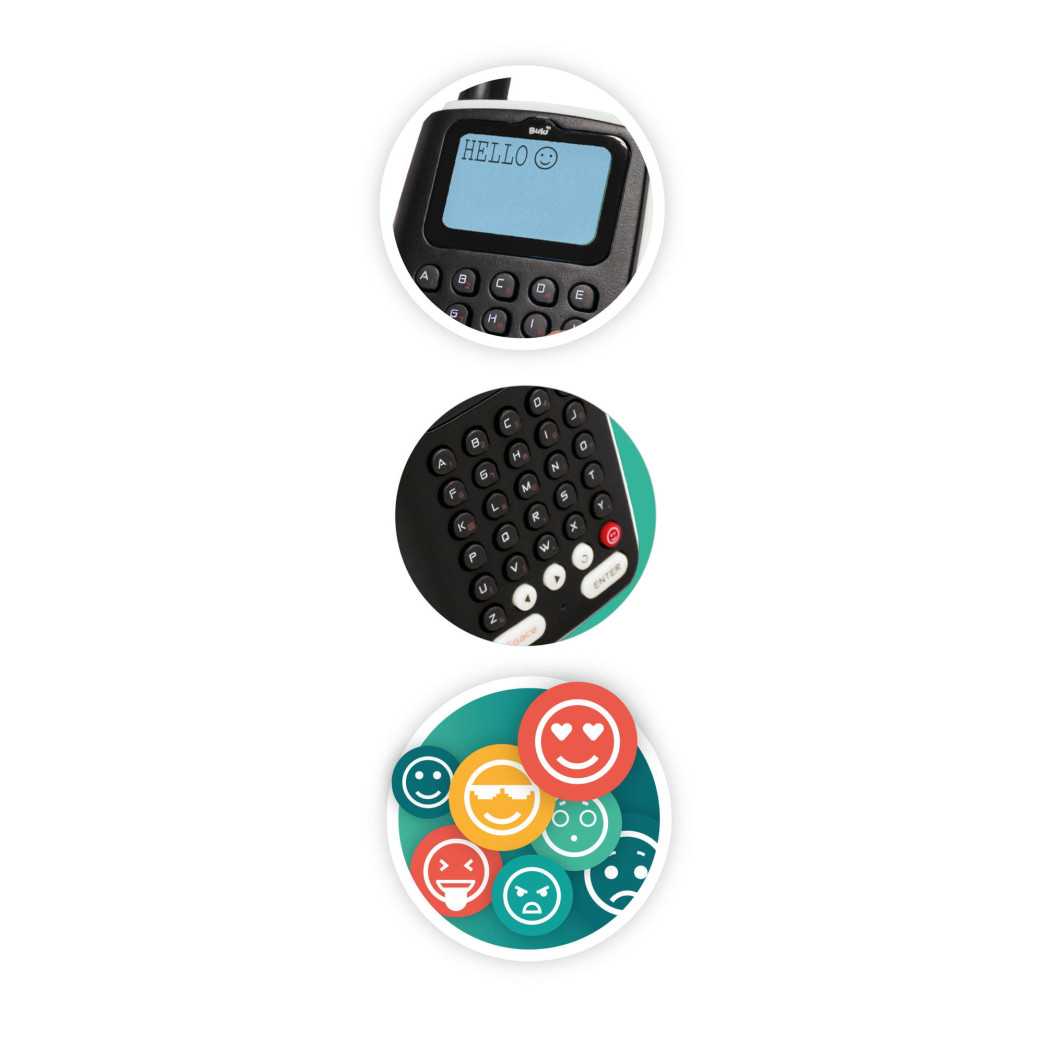 PROMOCJA WALKIE TALKIE  Messenger Wiadomości SMS - Zasięg 1 km/3 km - BUKI