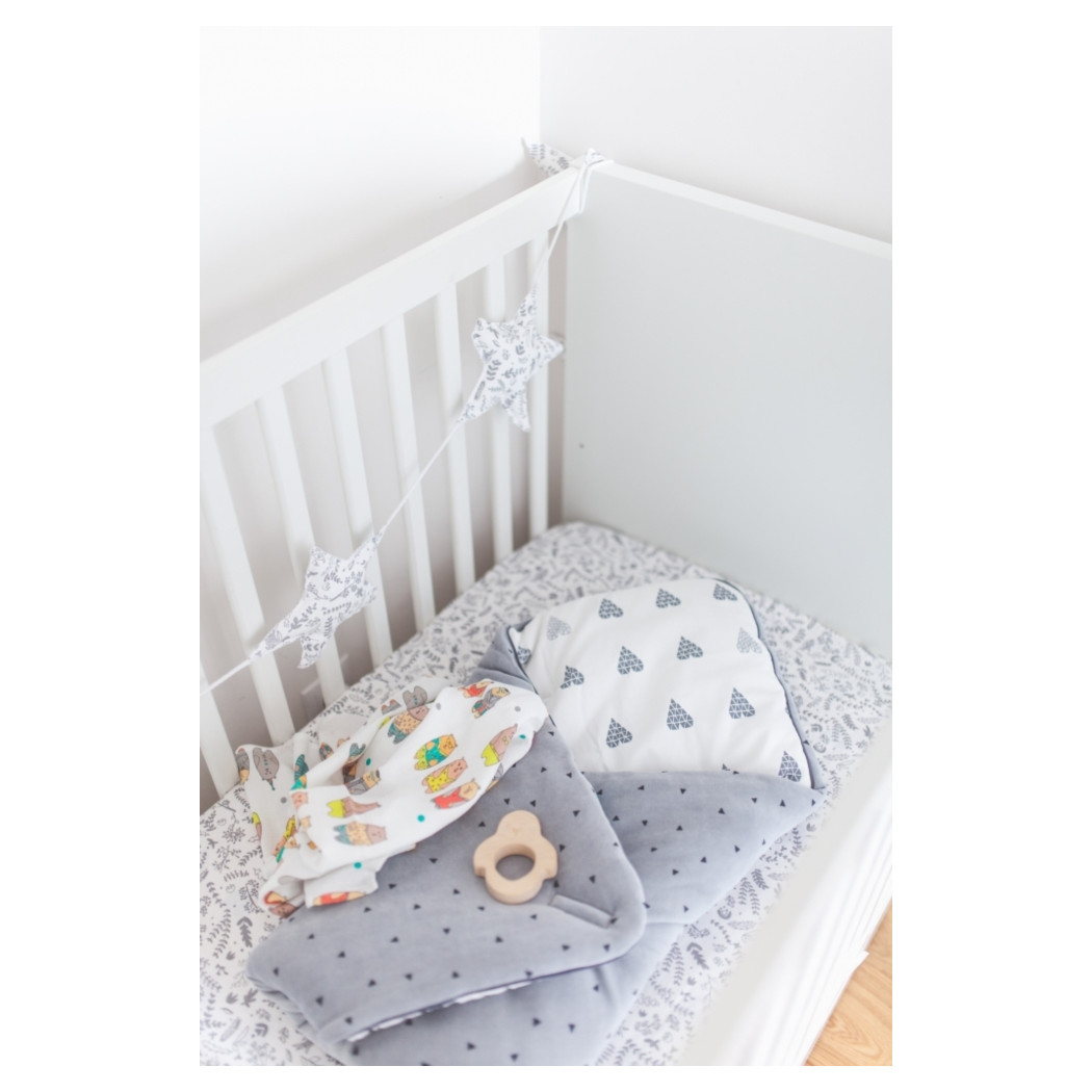 Serca & Szary - Rożek Niemowlęcy - Wellur 3w1 - Pink No More