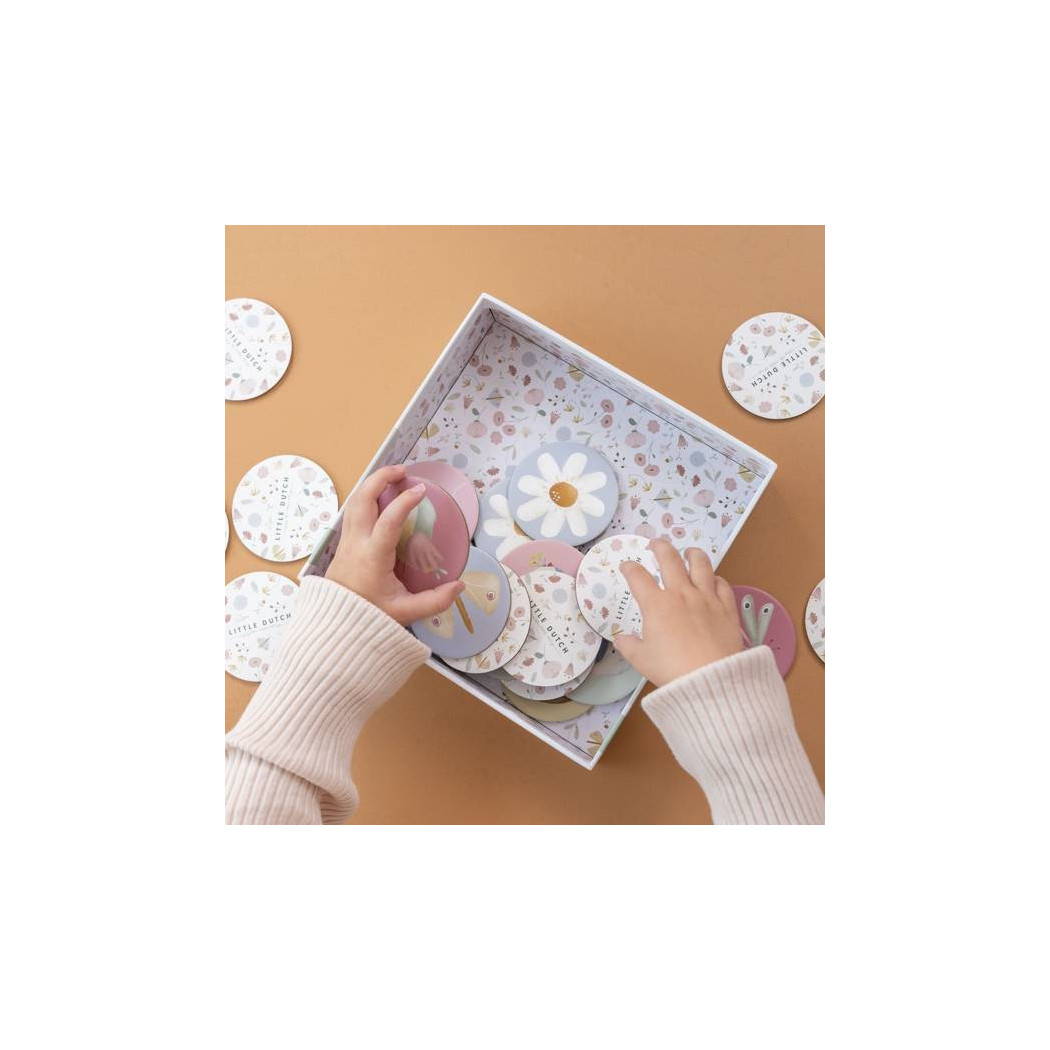 Flowers & Butterflies - Gra Memory - Little Dutch