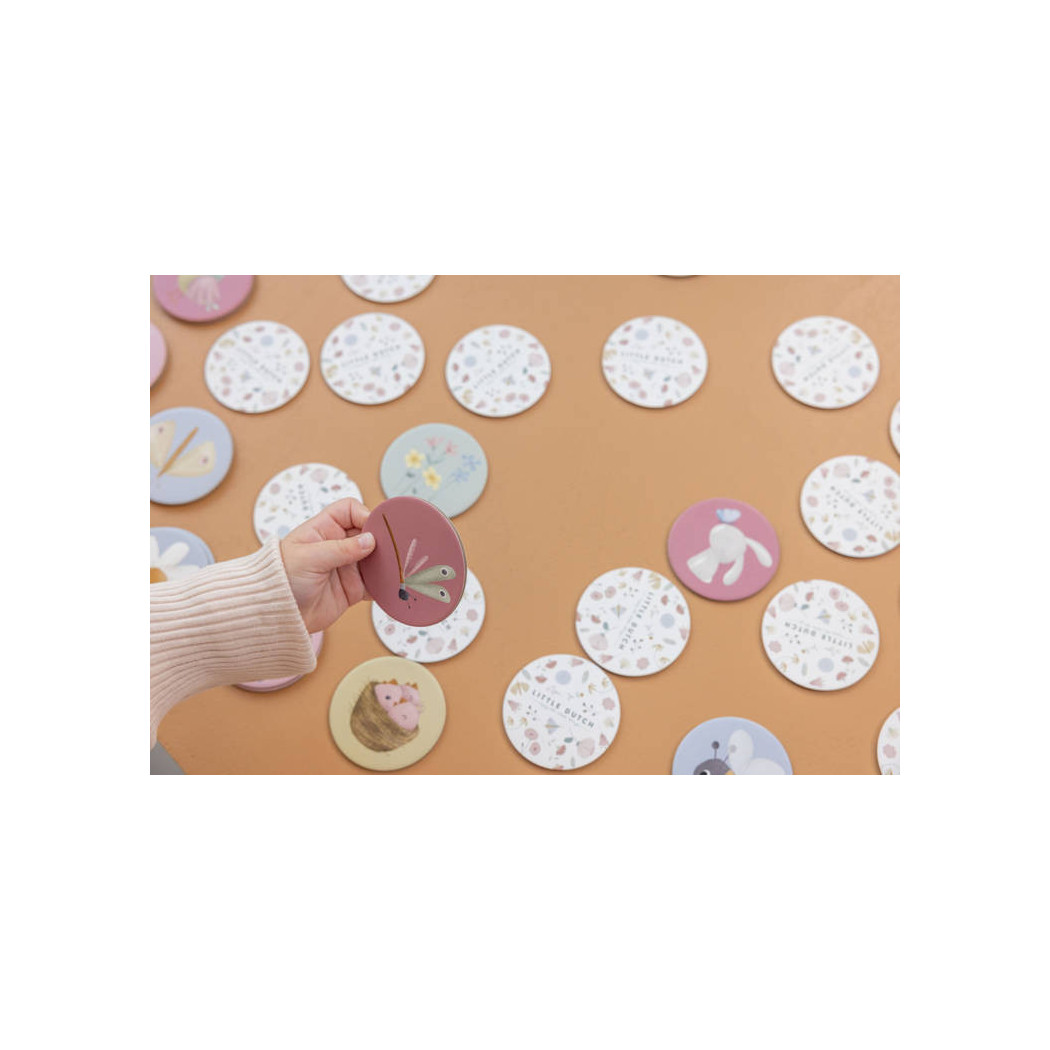 Flowers & Butterflies - Gra Memory - Little Dutch
