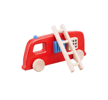 WYPRZEDAŻ Straż Pożarna Drewniany Wóz Strażacki - Lupo Toys Montessori