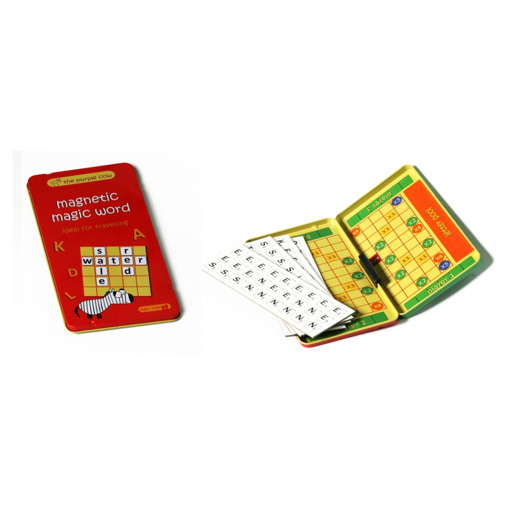 Magiczne Słowa - Podróżna gra magnetyczna The Purple Cow