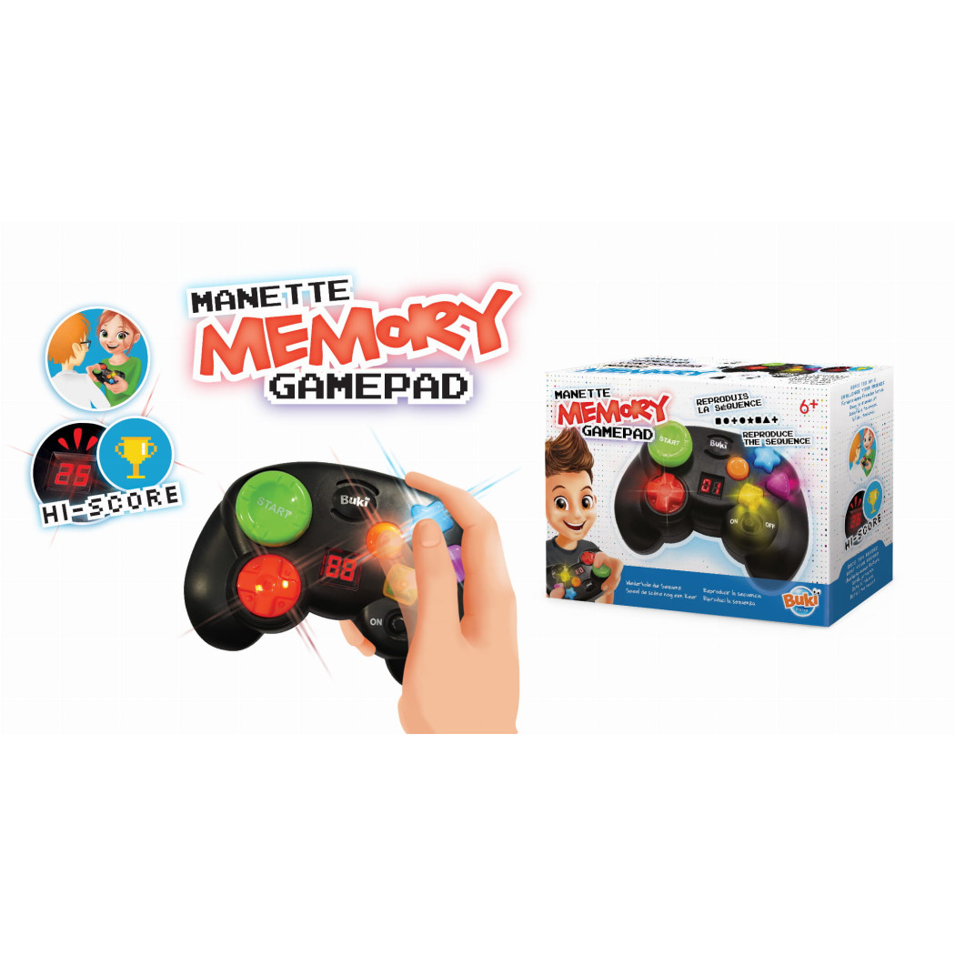 Memory Gamepad BUKI - Pad z Grą Pamięciową