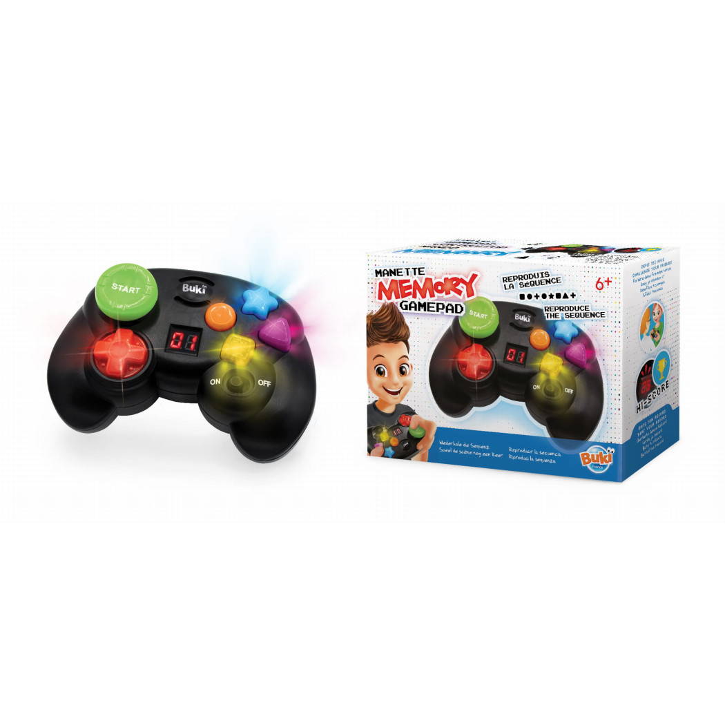 Memory Gamepad BUKI - Pad z Grą Pamięciową