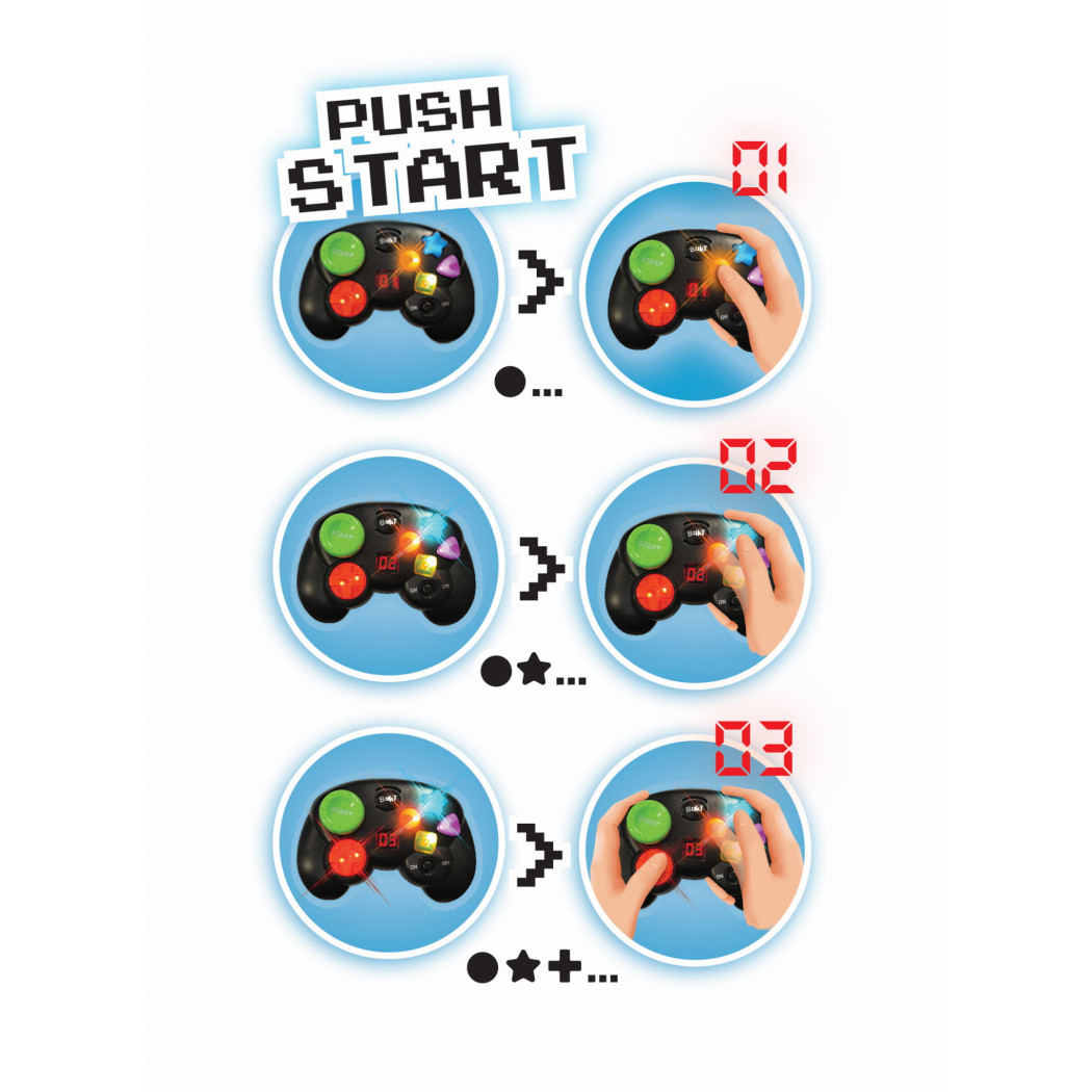 Memory Gamepad BUKI - Pad z Grą Pamięciową
