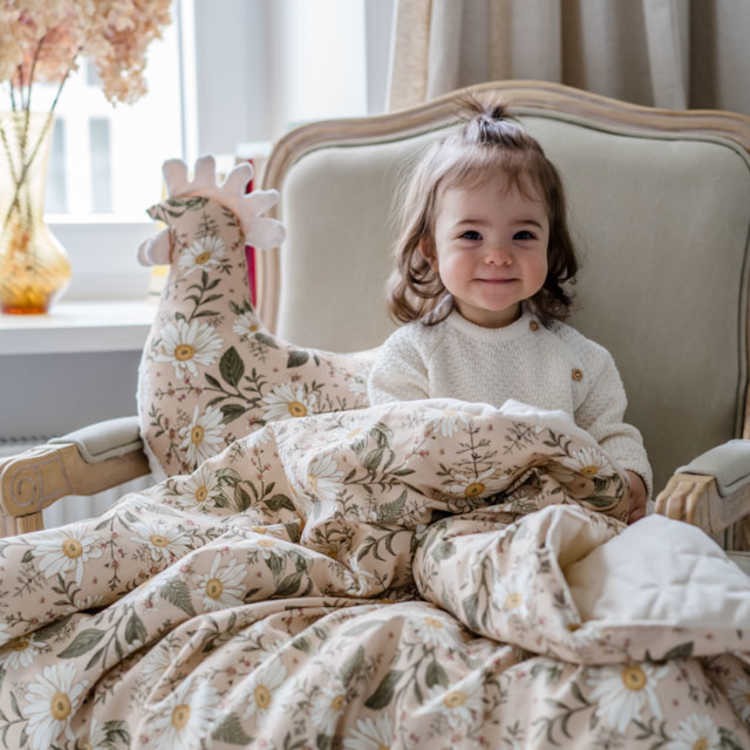 WYPRZEDAŻ Narzutka Przedszkolaka - Romantic Soul & Rafaello - 110x140 - La Millou - Velvet Collection