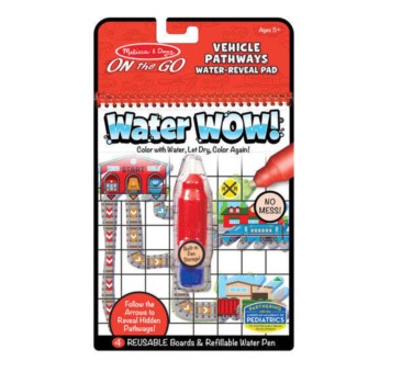Water Wow Ścieżka! Pojazdy - Znikające Kolory - Kolorowanka Wodna - Melissa & Doug