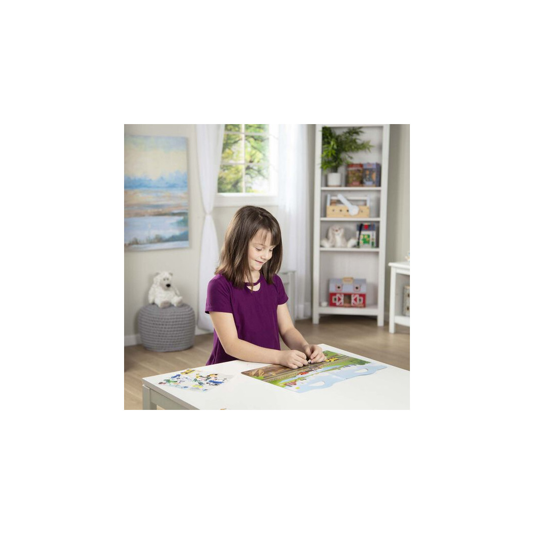 Naklejki Wielokrotnego Użytku 3D Pojazdy - Melissa & Doug