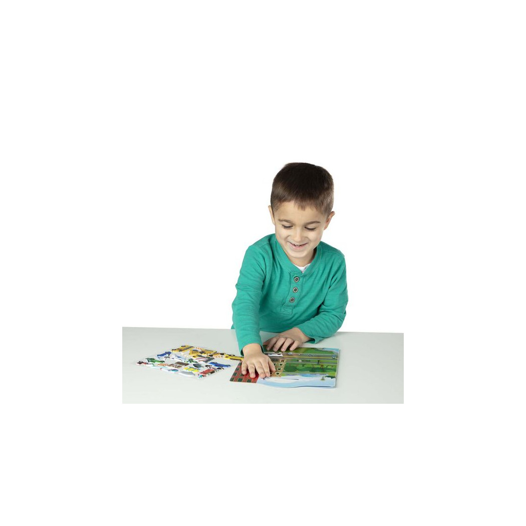 Naklejki Wielokrotnego Użytku 3D Pojazdy - Melissa & Doug