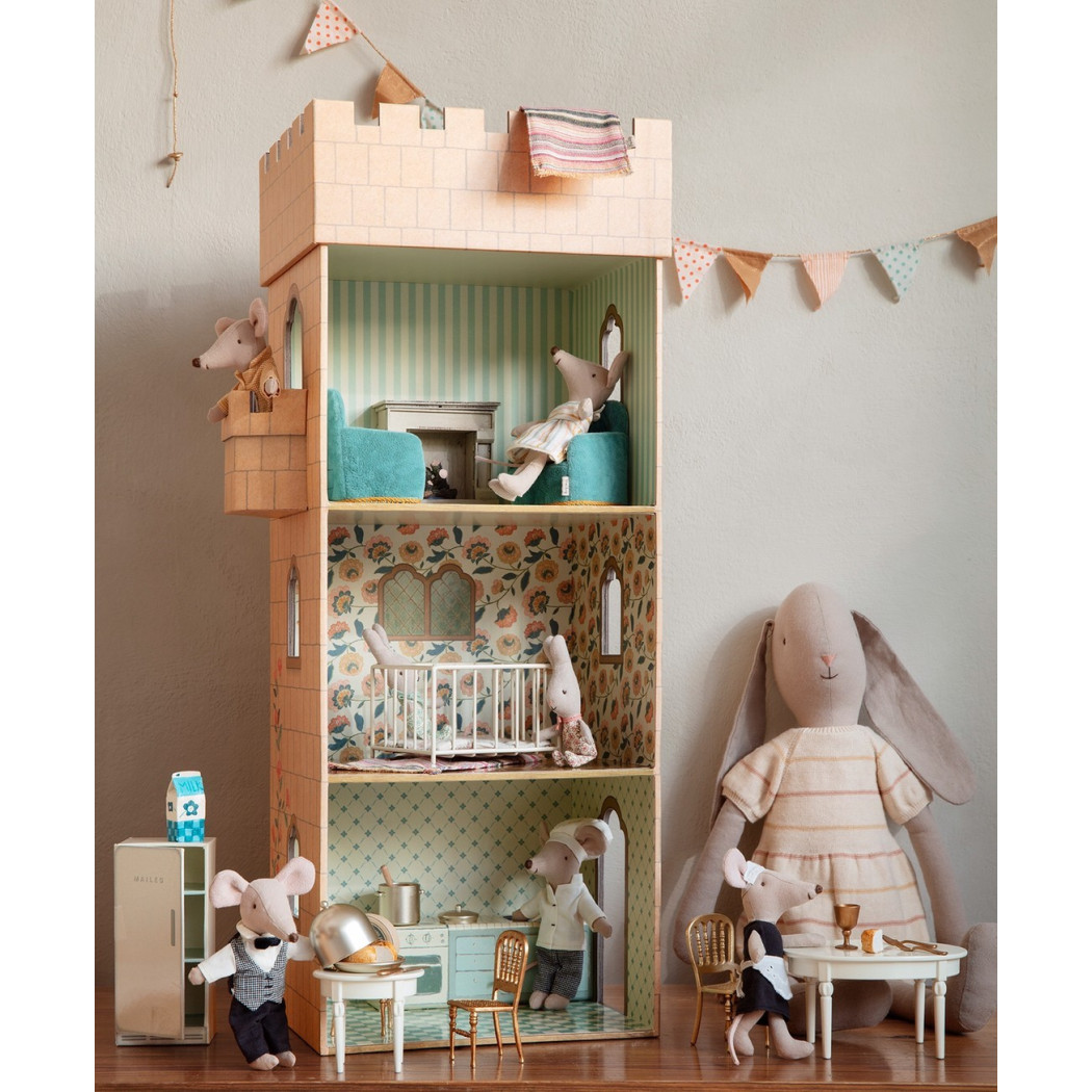 WYPRZEDAŻ Wieża Kartonowa z Lustrem - Castle with mirror - Kuchnia Maileg