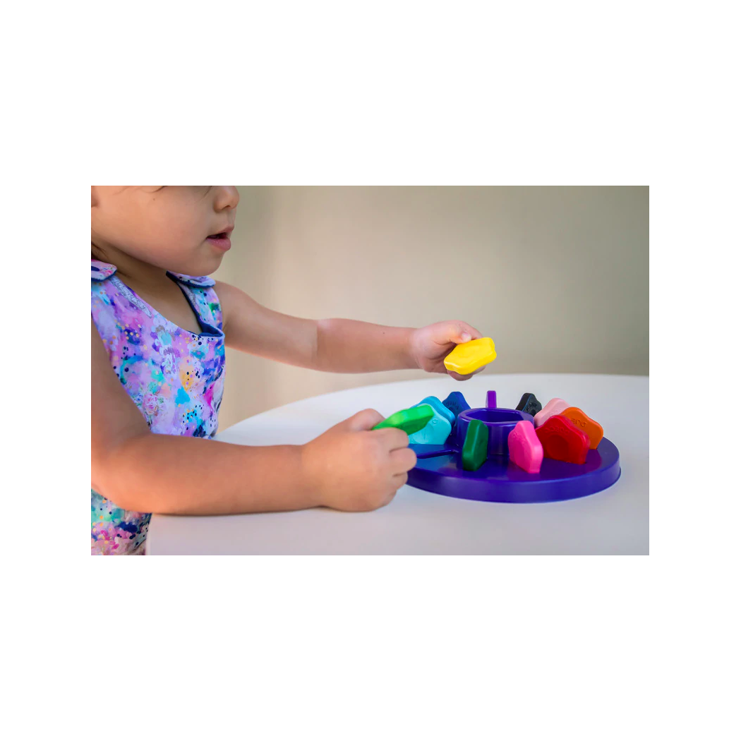 Kwiatowe Kredki Dla Maluchów 12 Kolorów - Djeco