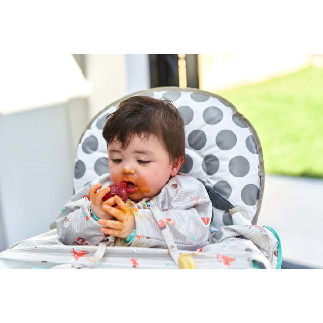 Woodland - Wodoodporny Śliniak z długim rękawem BLW - BIBaDO