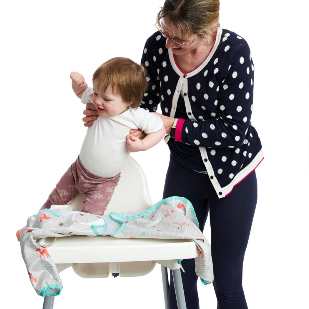 Woodland - Wodoodporny Śliniak z długim rękawem BLW - BIBaDO