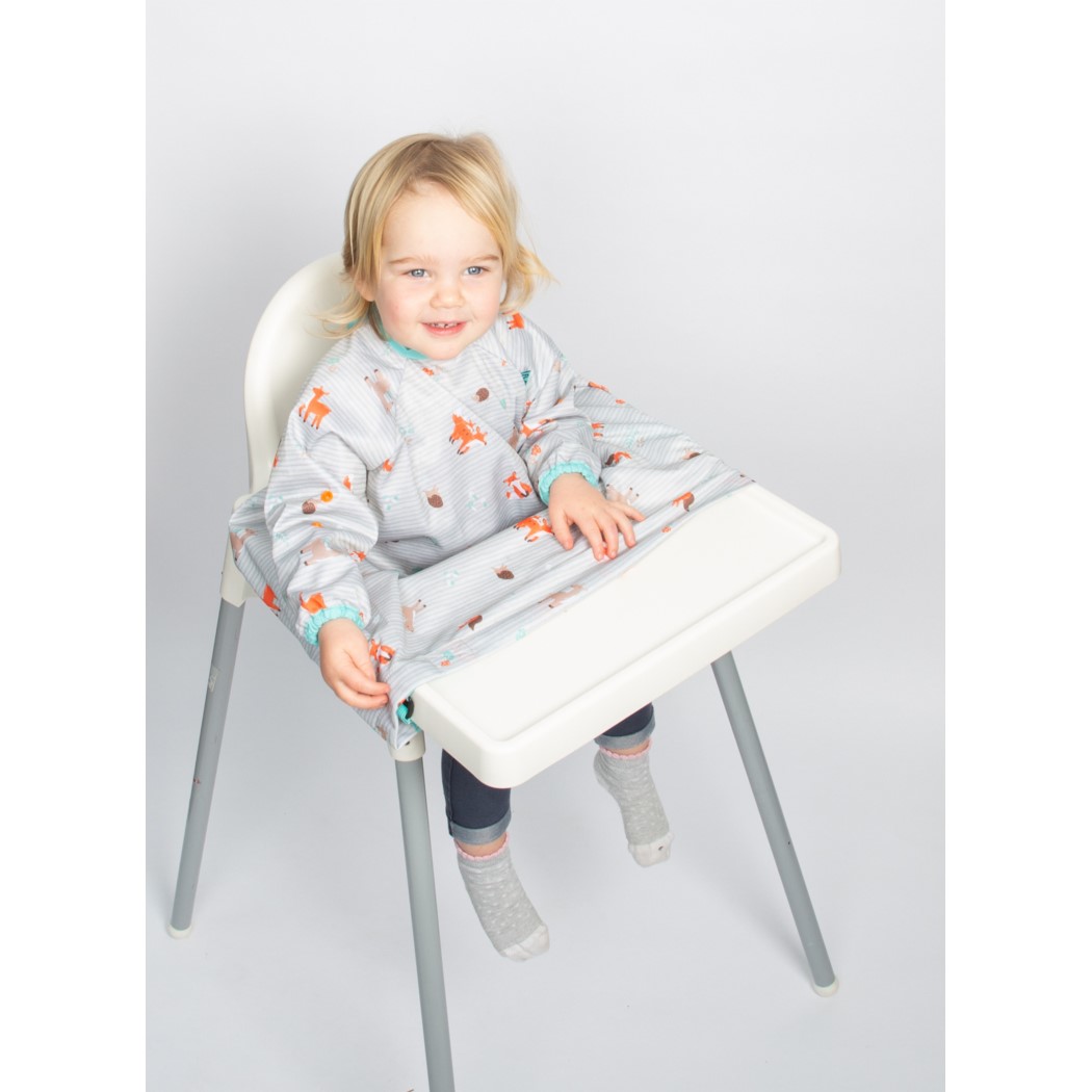 Woodland - Wodoodporny Śliniak z długim rękawem BLW - BIBaDO