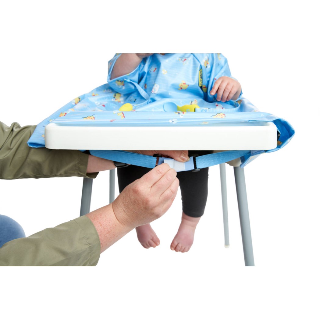 Duck Pool Party - Wodoodporny Śliniak z krótkim rękawem BLW - BIBaDO