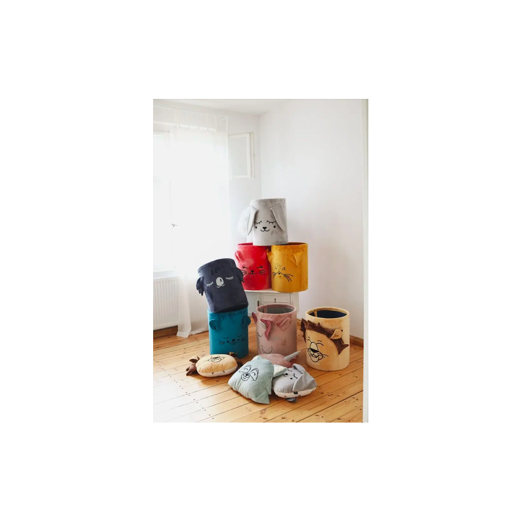 Szary Zając - Kosz Na Zabawki XL - Vestom - Kidspace