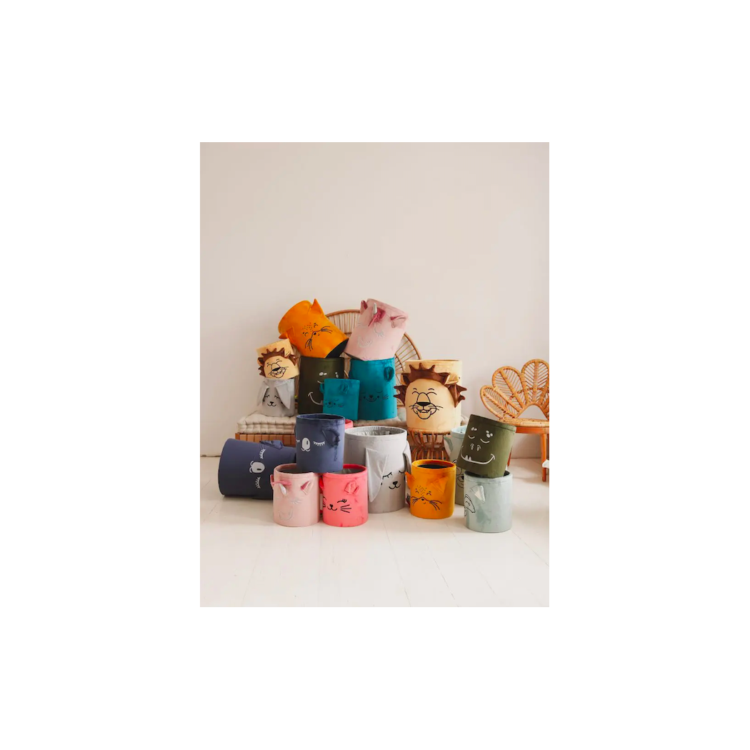 Szary Zając - Kosz Na Zabawki XL - Vestom - Kidspace