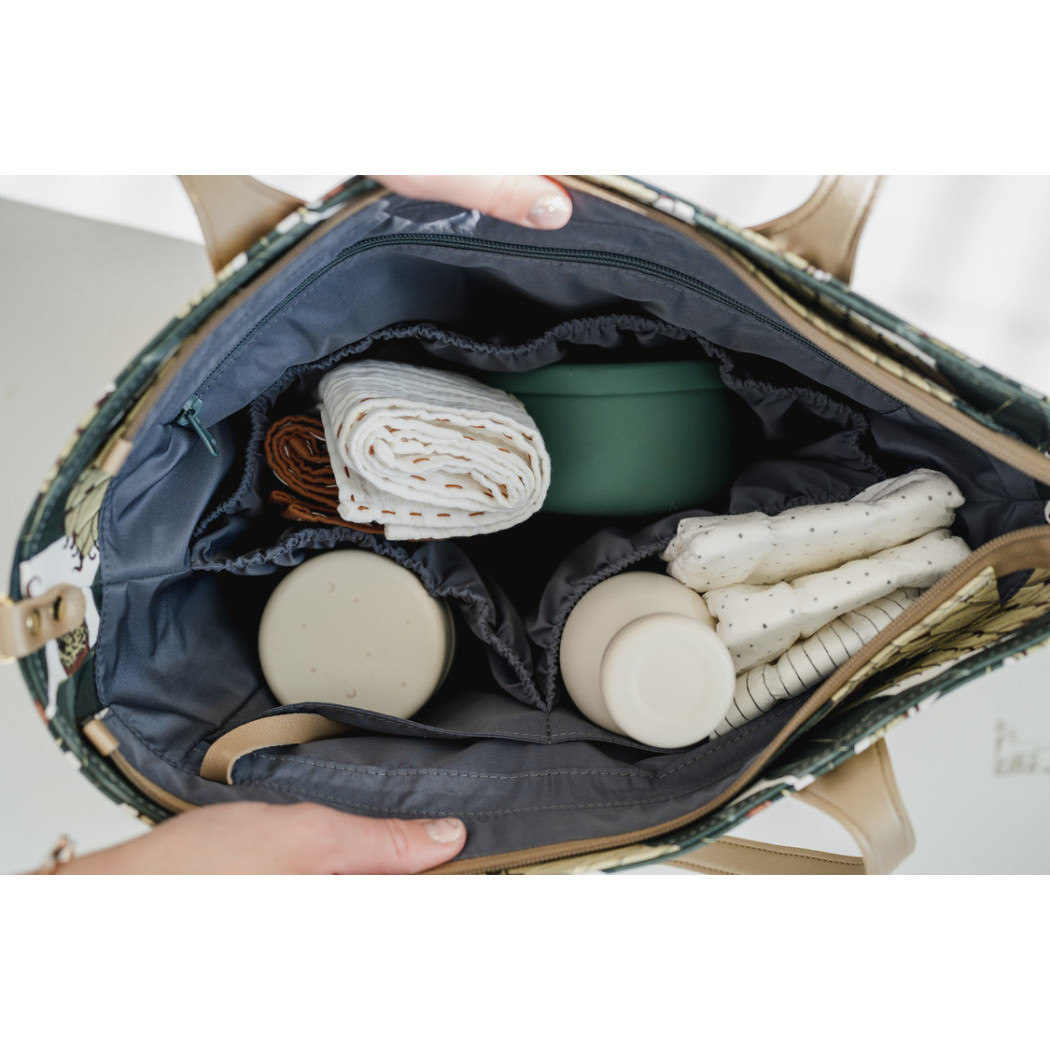 Torba Dla Mamy Medium Zip - Forest - Premium - La Millou Feeria